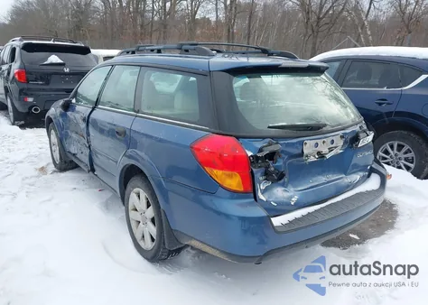 2007 Subaru Outback 2.5I from USA, damaged, VIN 4S4BP61C877330966